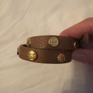 Tory Burch leather wrap bracelet